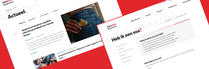 Weergave desktop design Soa Aids