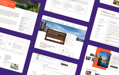 website design van monumenten.nl