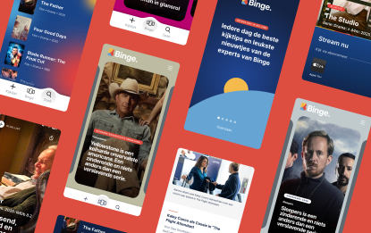 Design van de Binge app