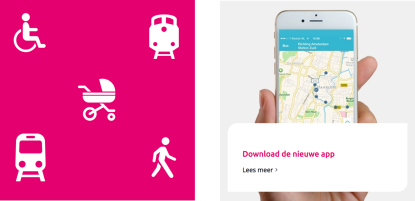 Design iconen en mobiele website