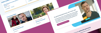 Design website werken in de gehandicaptenzorg